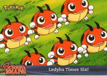 2001 Topps Pokemon Johto (UK) #SNAP22 Ledyba times Six! Front
